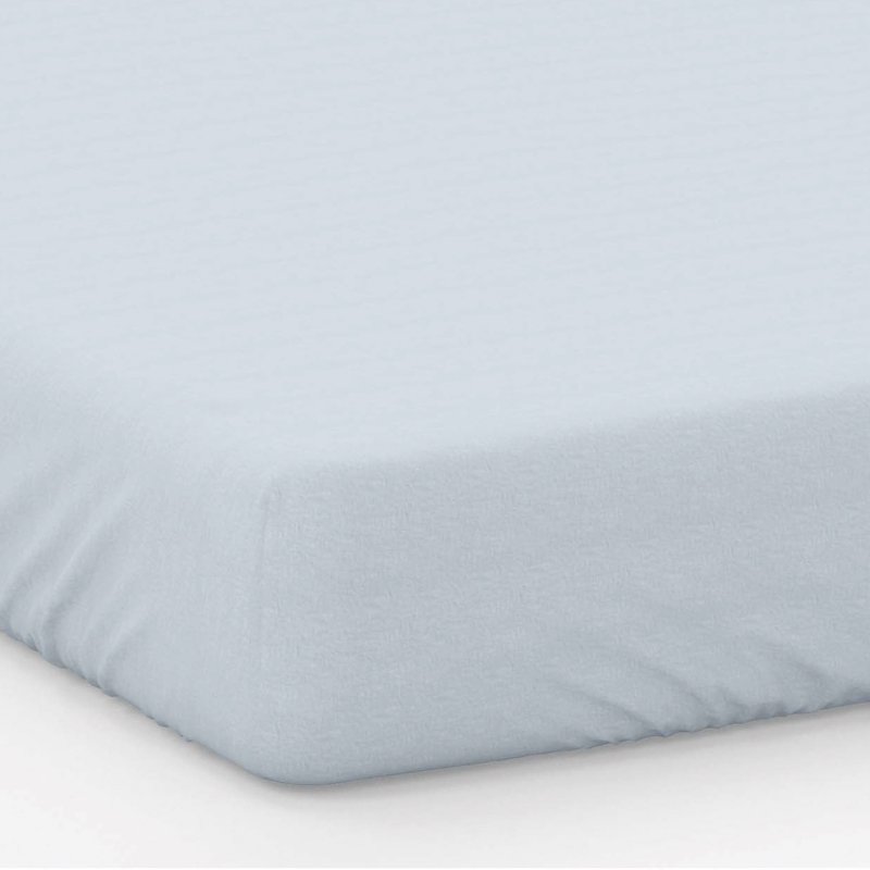 Belledorm 200 Thread Count Single Fitted Sheet (15") Duck Egg