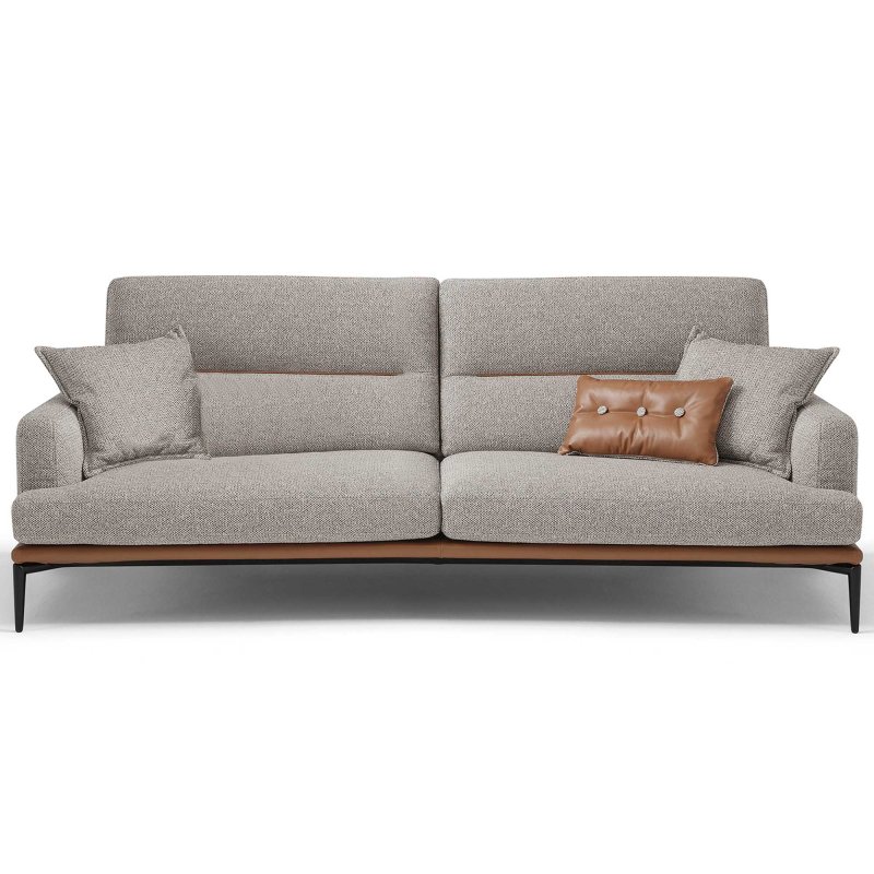 Egoitaliano Feng 2.5 Seater Sofa With Extending Backrest Microfibre