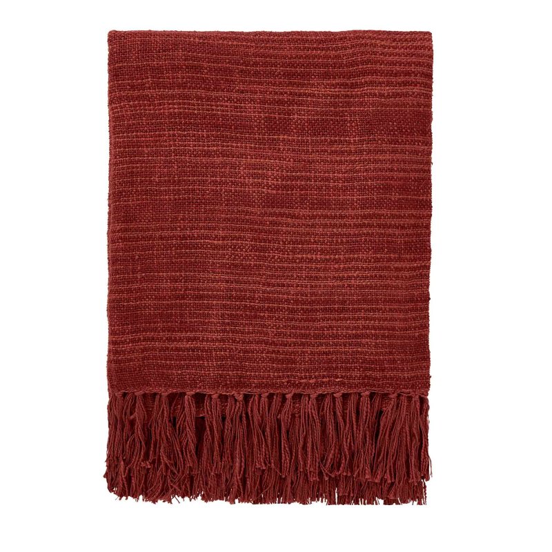 Morris & Co Crown Imperial Throw 150cm x 200cm Red