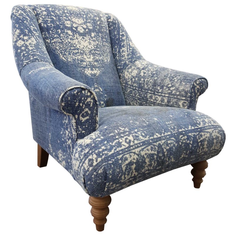 Tetrad Jacaranda Armchair Fabric Bagru