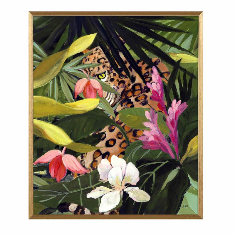 Artko Hidden Jungle II 52cm x 62cm Picture By Julia Purinton Gold Frame