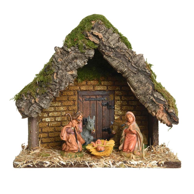 Nativity Set With 5 Figures 21cm