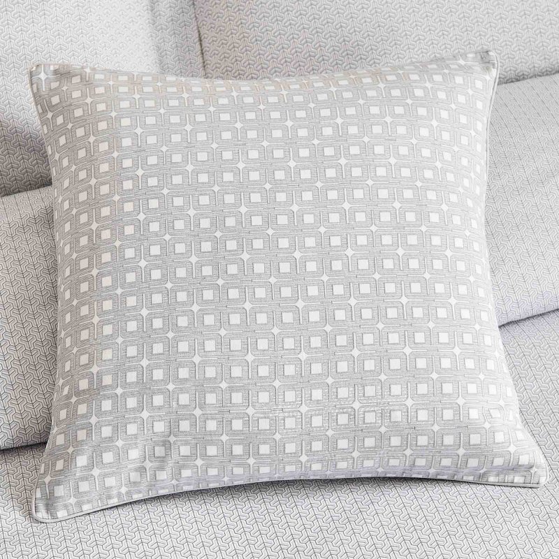 Bedeck of Belfast Nikko Cushion 50cm x 50cm Silver