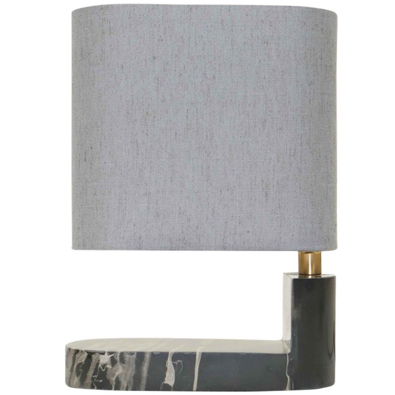 Mindy Brownes Evette Table Lamp Marble With Grey Shade