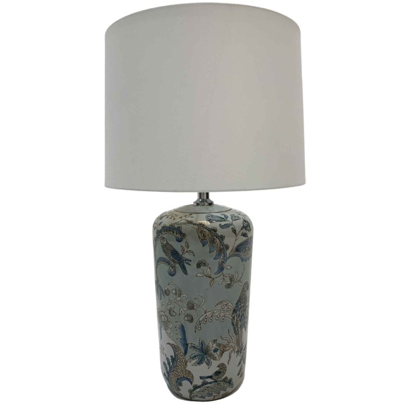 Mindy Brownes Delia Table Lamp Large Grey With White Shade