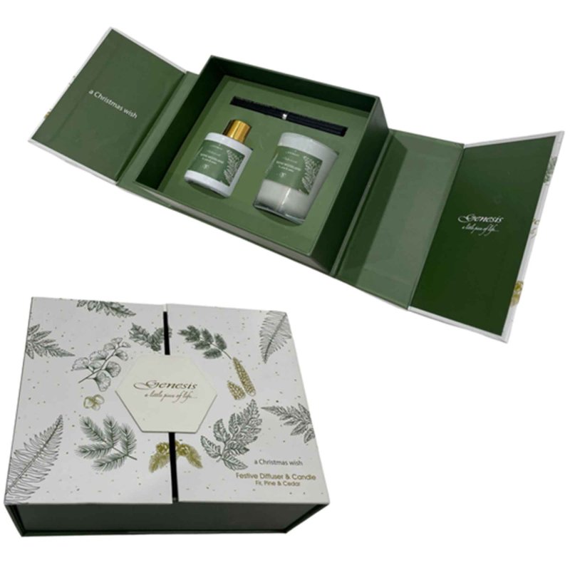 Mindn Brownes Festive Woodland Diffuser & Candle Gift Set 