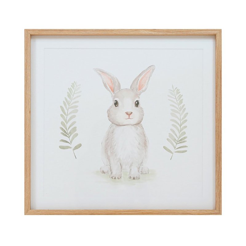 Mindy Brownes Some Bunny Loves You 52cm x 52.5cm Picture Light Wood Frame