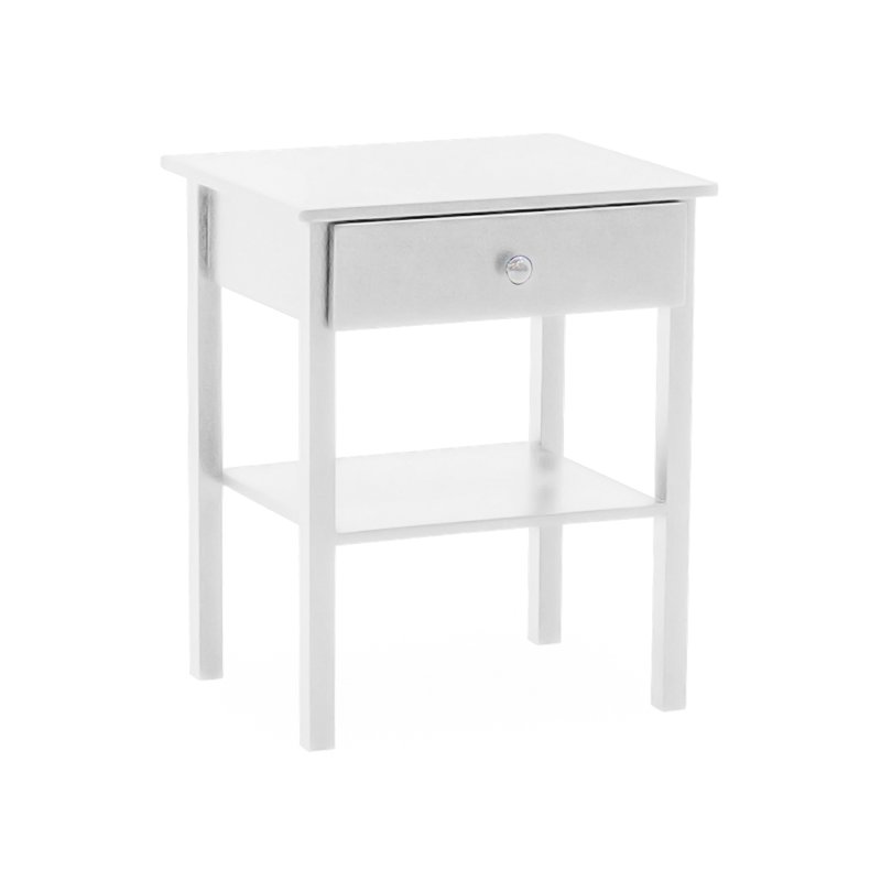 Willow 1 Drawer Bedside Locker Pine White 