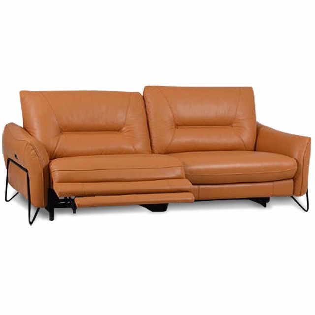 Amur Electric Reclining 3 Seater Sofa Leather BX