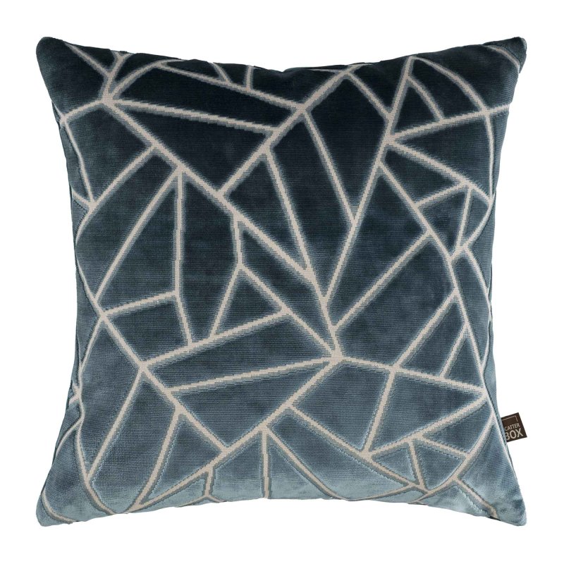 Scatter Box Veda Cushion 43cm x 43cm Blue 