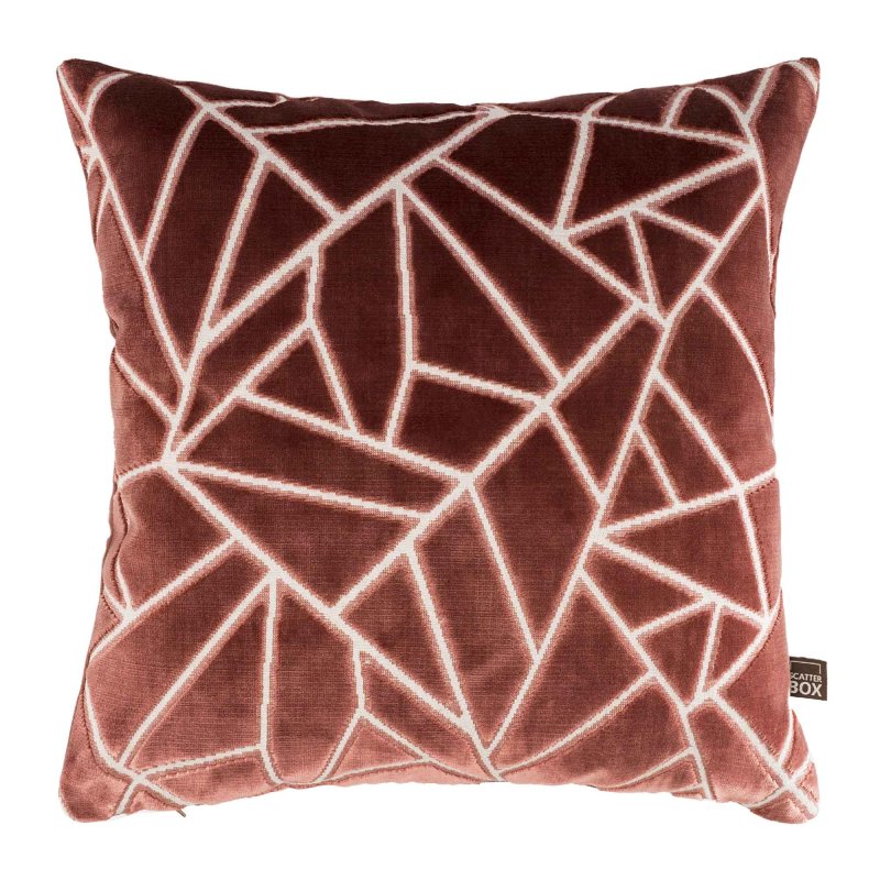Scatter Box Veda Cushion 58cm x 58cm Antique Rose 