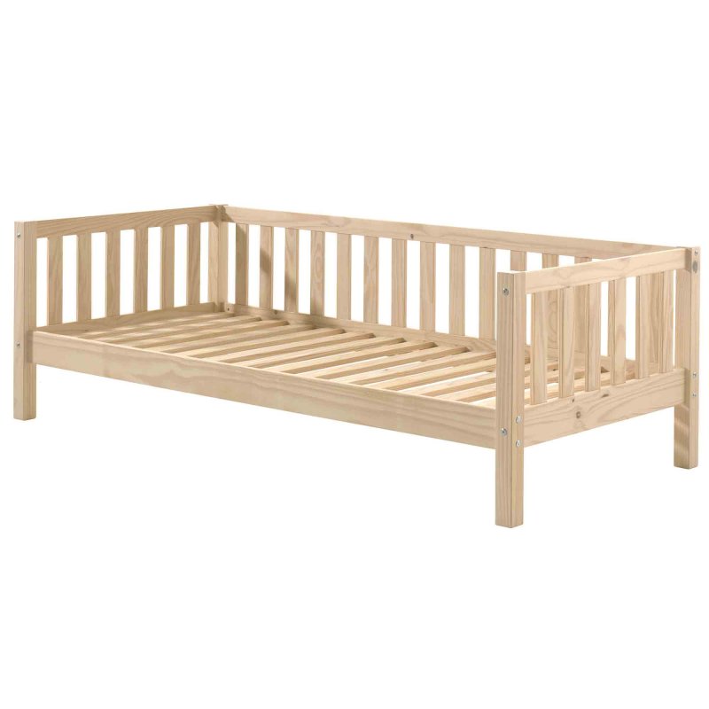 Vipack Fritz Captain Single (90cm) Bedstead Milky Pine