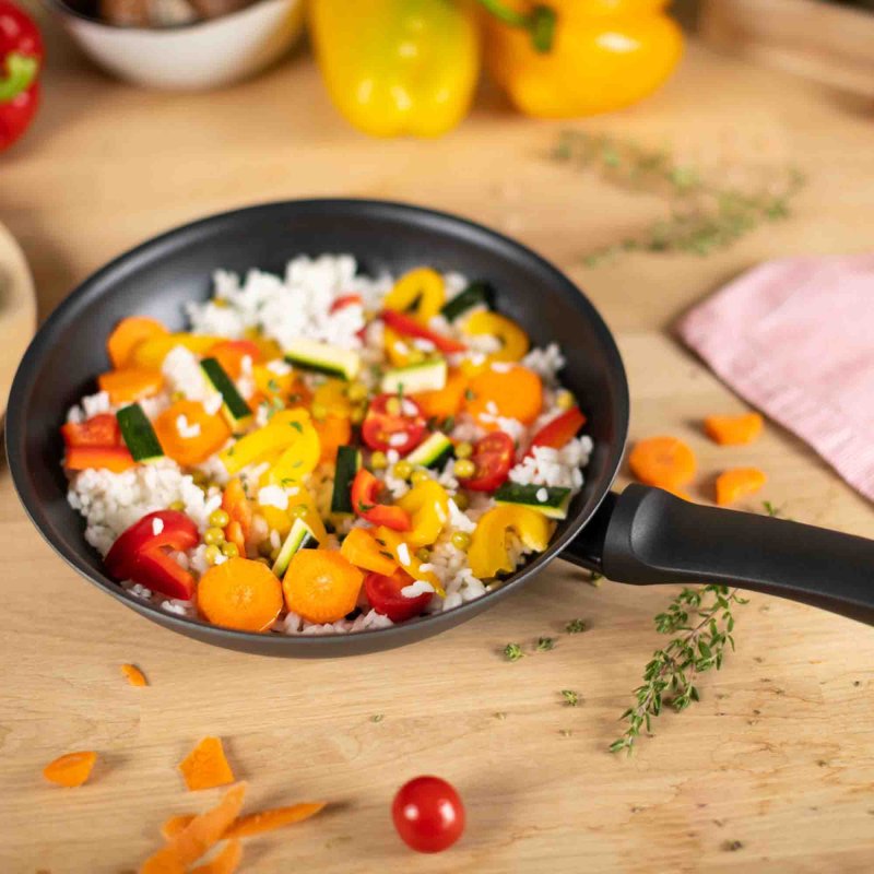 Irish商品24cm Kuhn Rikon New Life 24cm Non-Stick Frying Pan Black - Meubles