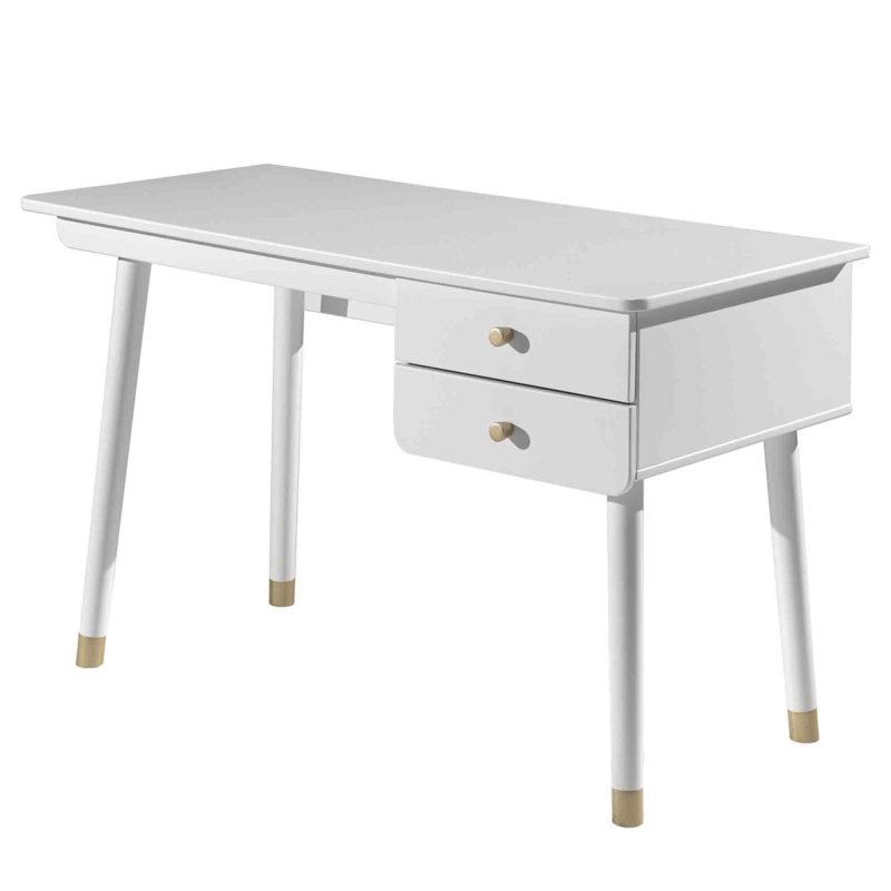 Vipack Billy 2 Drawer Study Desk White