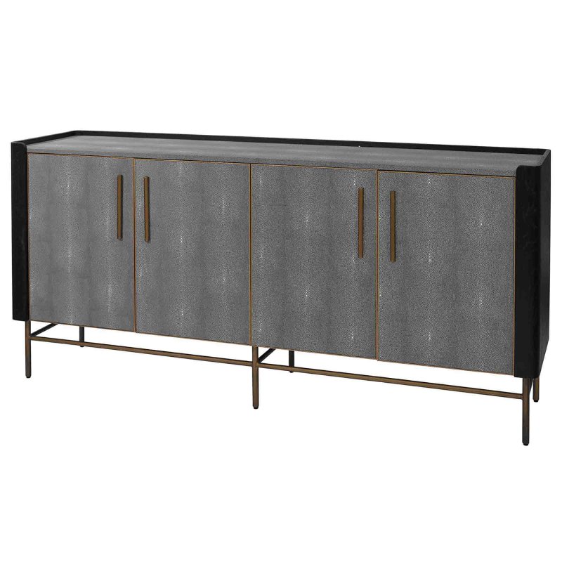 Mindy Brownes Limoges 4 Door Sideboard Grey