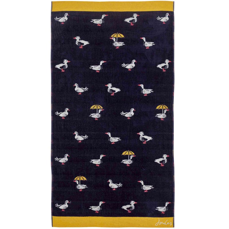 Joules Ducks March Hand Towel Navy