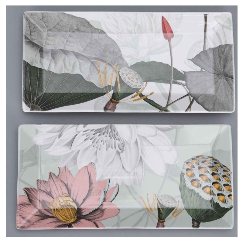 Mindy Brownes Natures Bloom Platter (Set of 2) Multi-Coloured