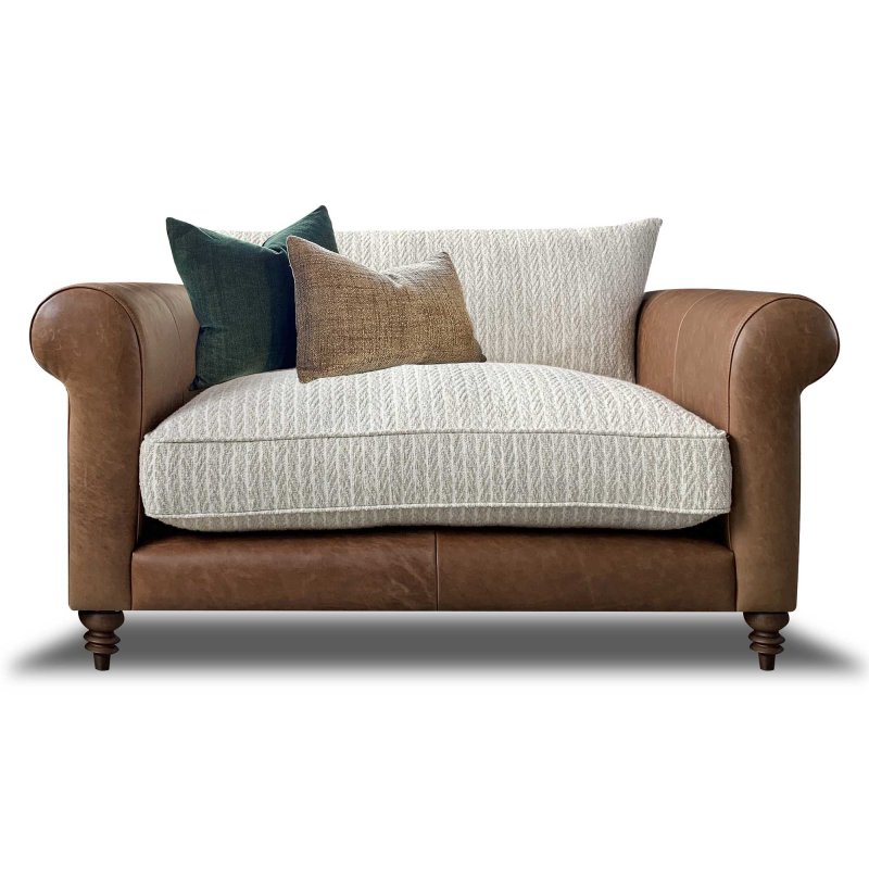 Alexander & James Ralphie Snuggler Tote Leather & Fabric Mix