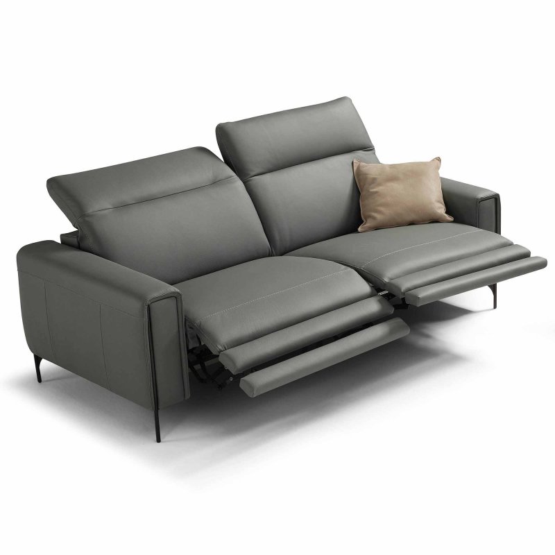 Egoitaliano Gary Electric Reclining 2.5 Seater Sofa With 2 Electric Recliners Leather Category B
