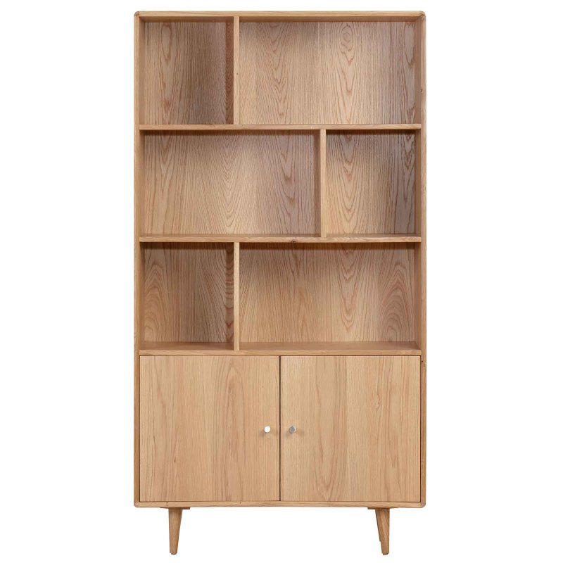 Jenson Tall Bookcase Light Oak