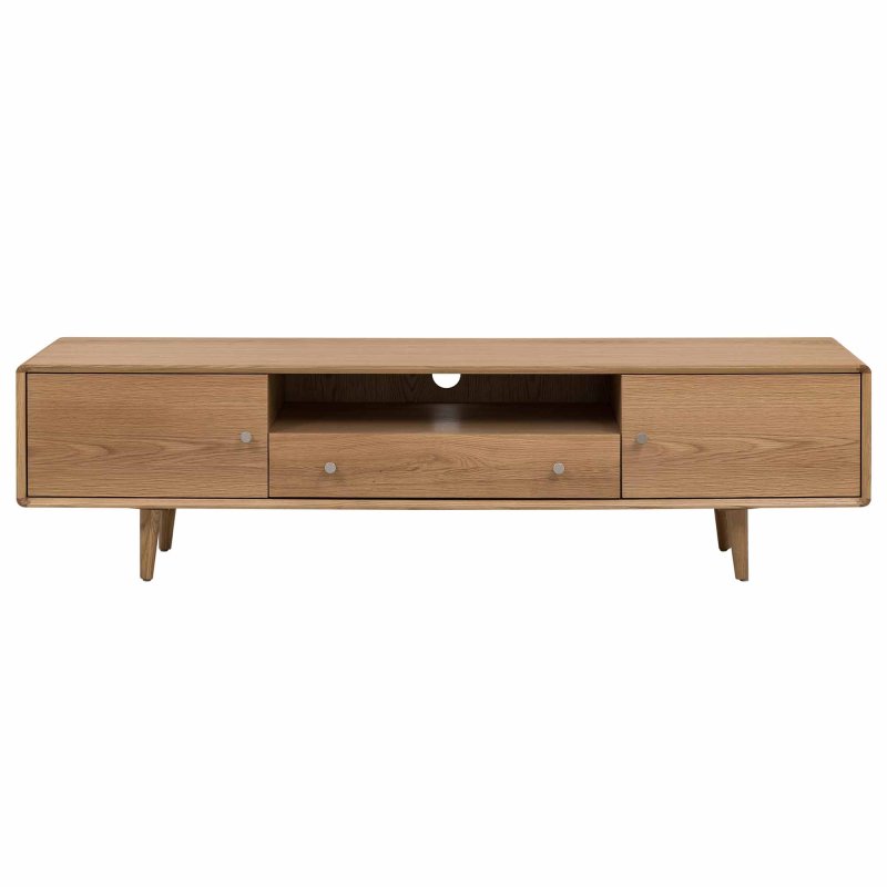 Jenson Wide TV/Entertainment Unit Light Oak