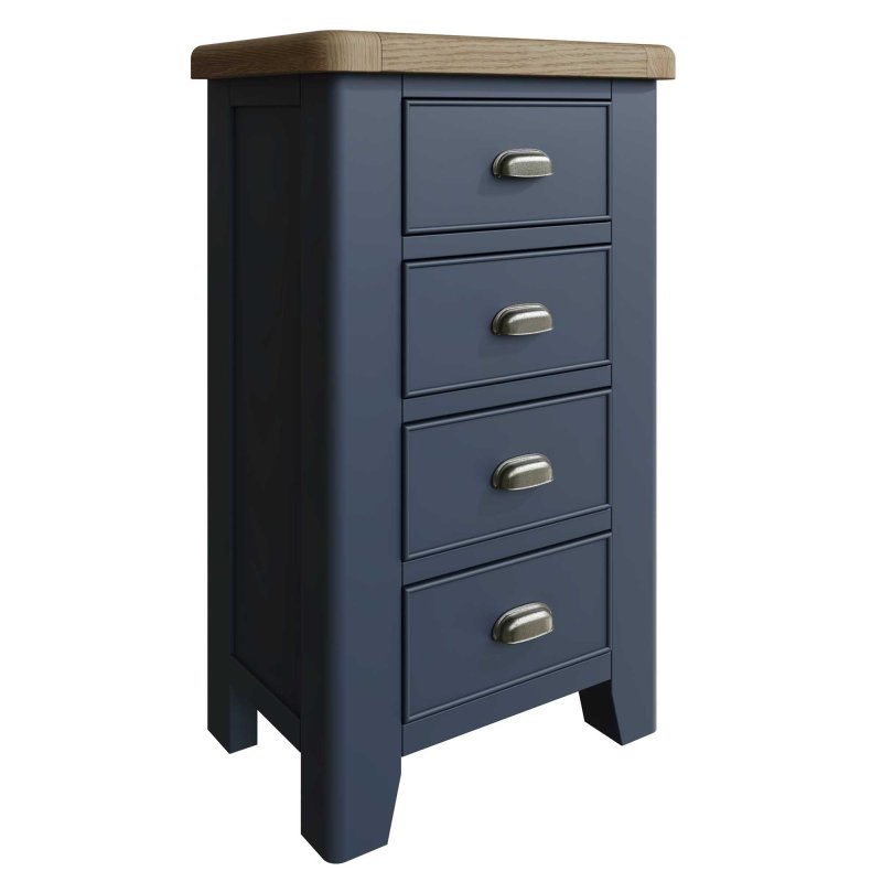 Hayley 4 Drawer Tallboy Midnight Blue