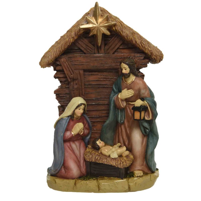 Nativity Set With 3 Figures 20cm