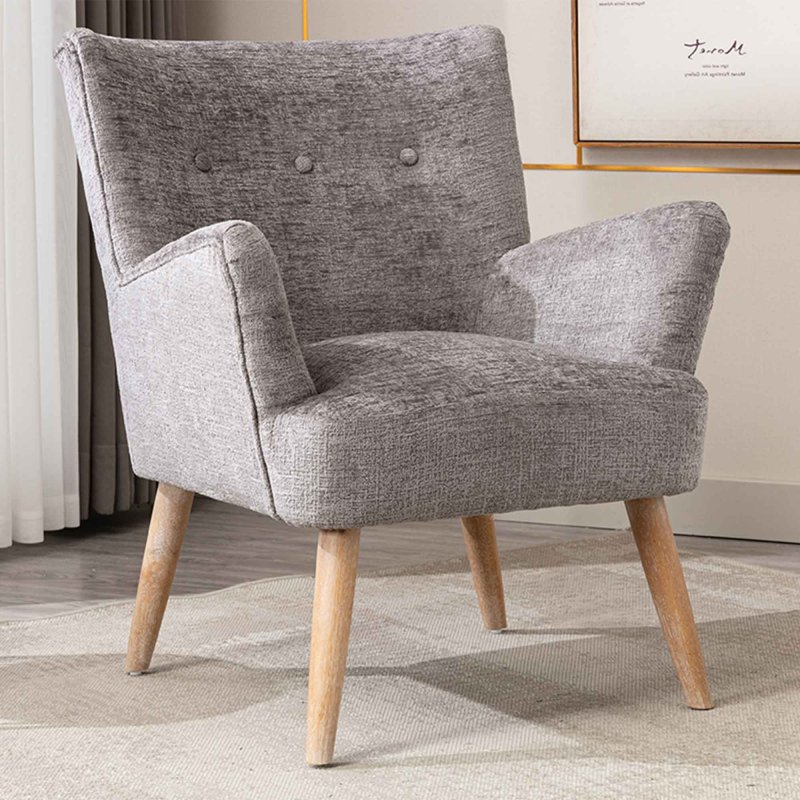 Toledo Armchair Fabric Grey