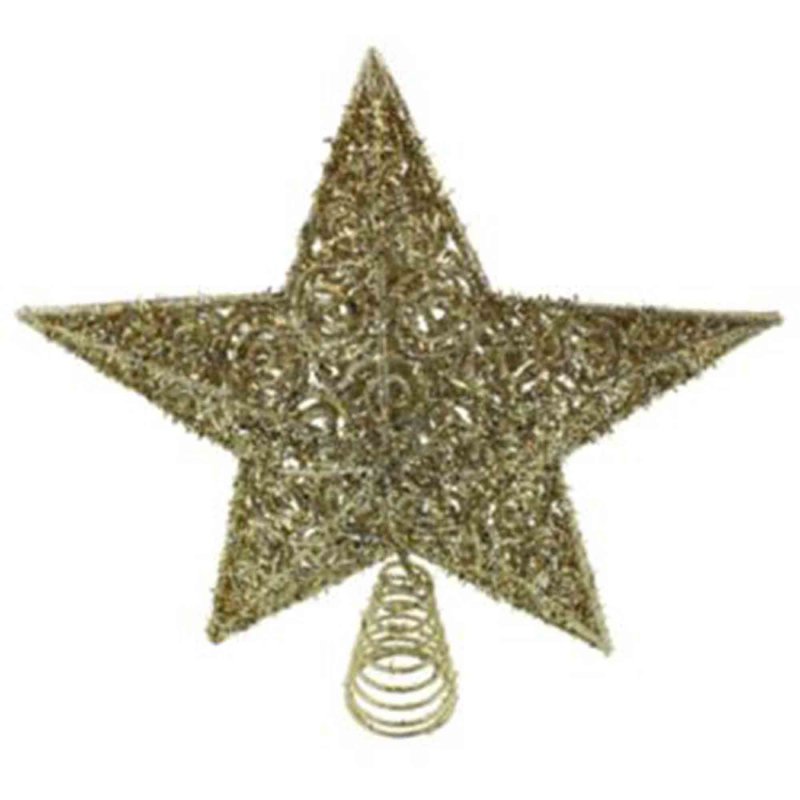 Star Tree Topper Champagne 30cm