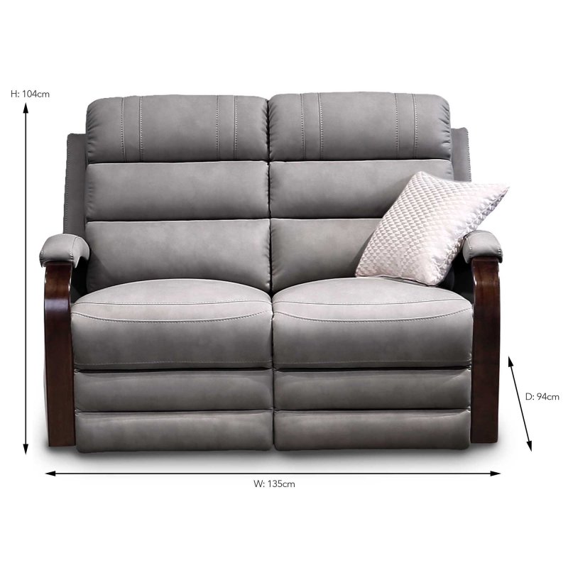 Michigan 2 Seater Manual Reclining Sofa