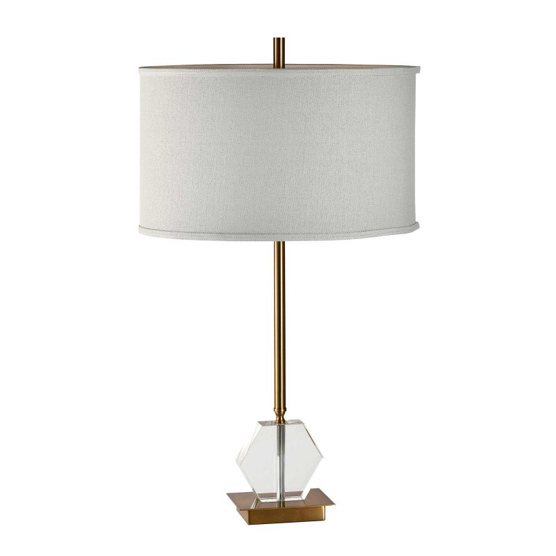 Mindy Brownes Talos Table Lamp Brass With Off White Shade