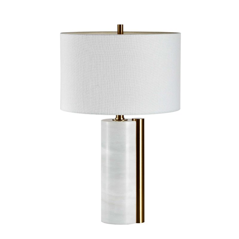 Mindy Brownes Danzon Table Lamp White With Off White Shade