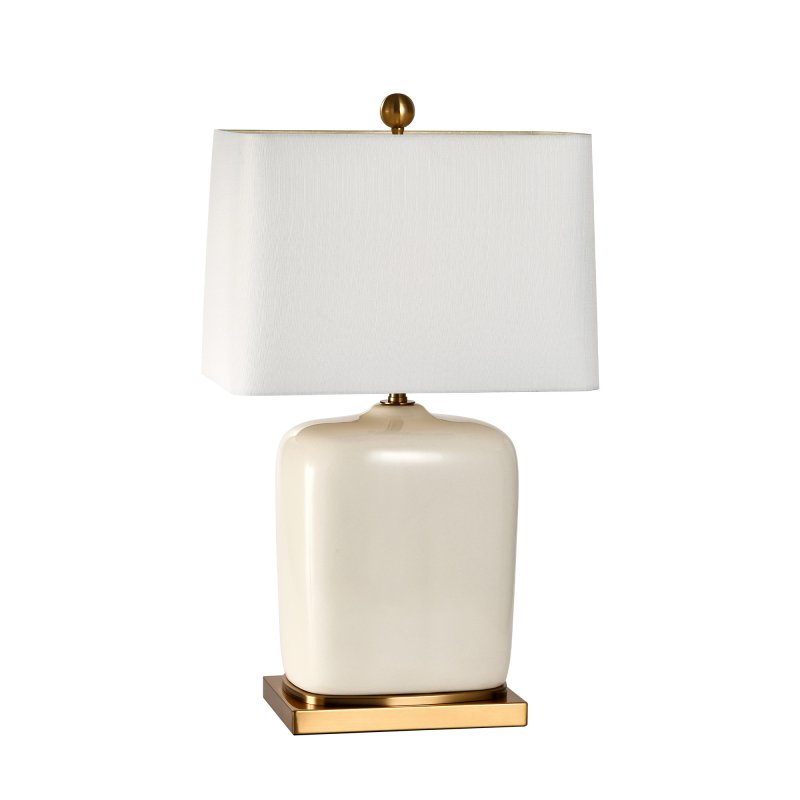 Mindy Brownes Nevaeh Table Lamp Cream With White Shade
