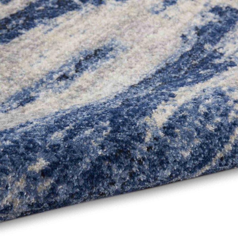 Riverflow 01 Rug 239cm x 300cm Blue & Grey