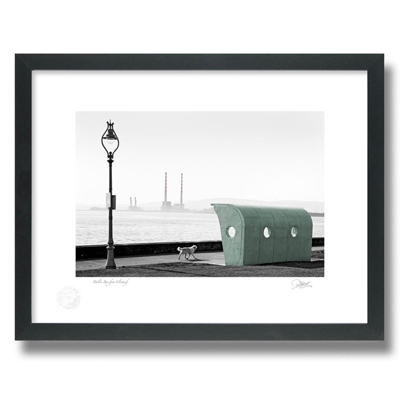 Patrick Donald Clontarf Green Shelter 57cm x 45cm Black Frame