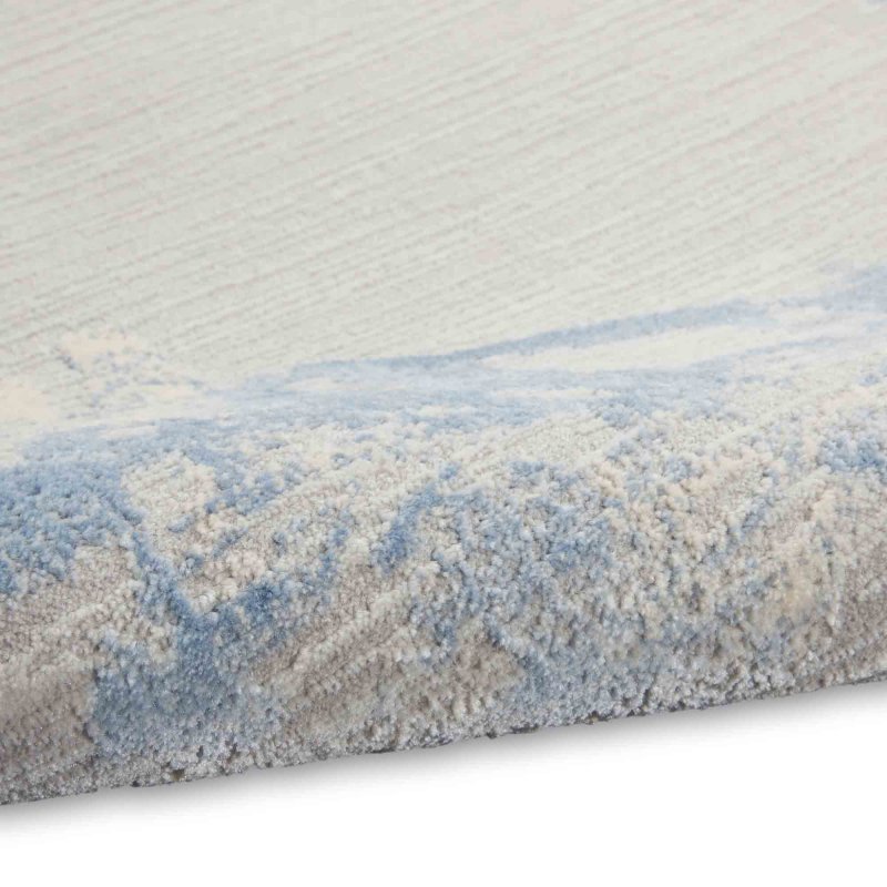 Calvin Klein Enchanting 01 Rug 160cm x 221cm Grey & Sky Blue