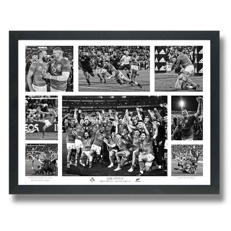 Greatness Compilation 45cm x 33cm Picture By Patrick Donald Black Frame