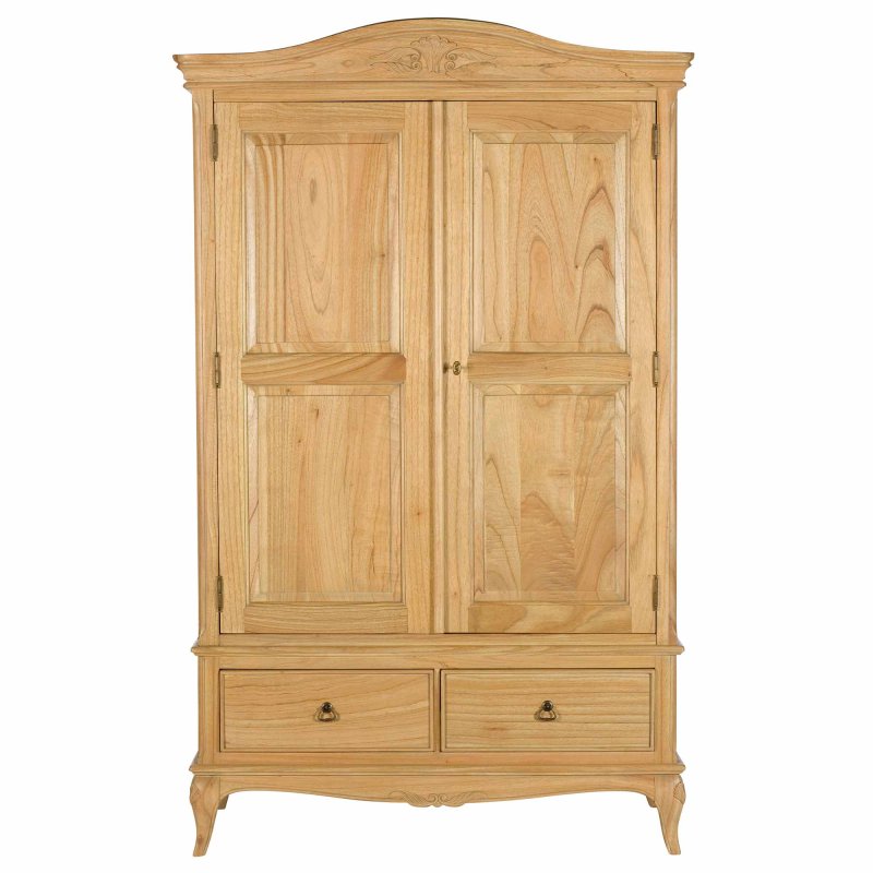 Lottie Double Wardrobe With 2 Drawers Mindi Wood