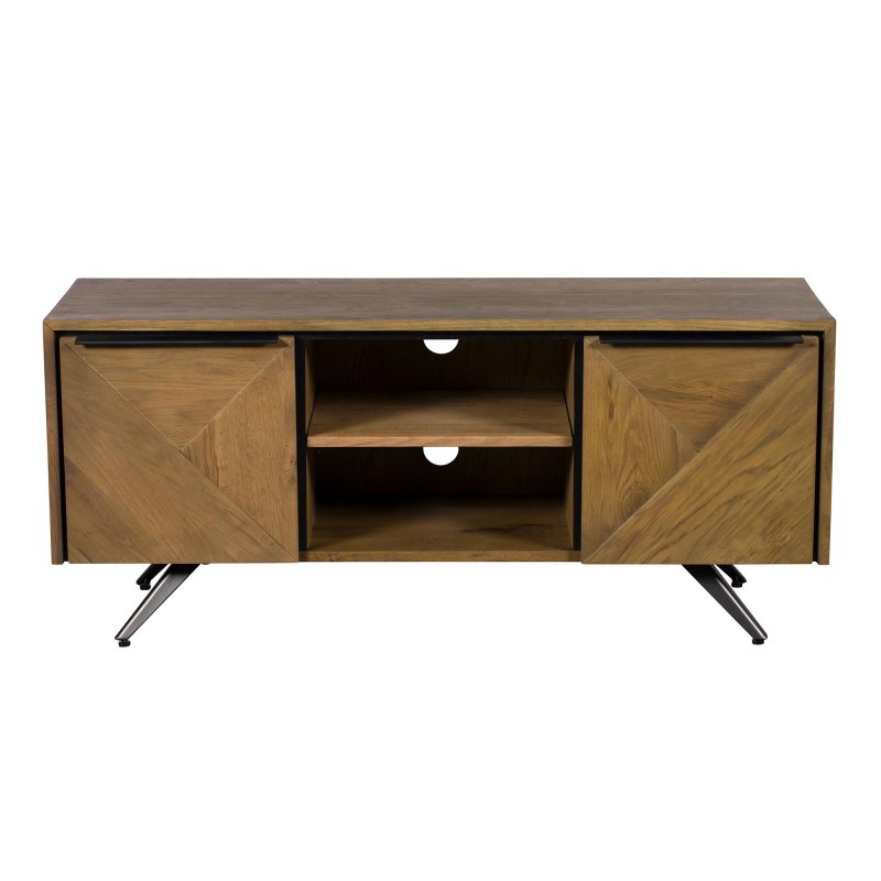 Hudson TV/Entertainment Unit Natural Oak