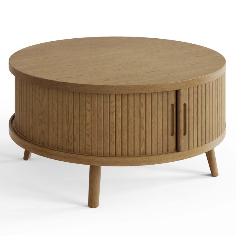 Tambour Round Coffee Table