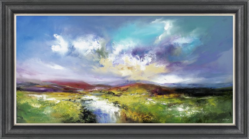 Artko Restful Time 136cm x 76cm Picture By Anna Schofield Grey Frame 