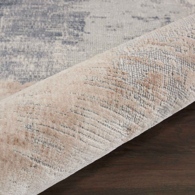 Rustic Textures 02 Runner Rug 66cm x 230cm Beige & Grey