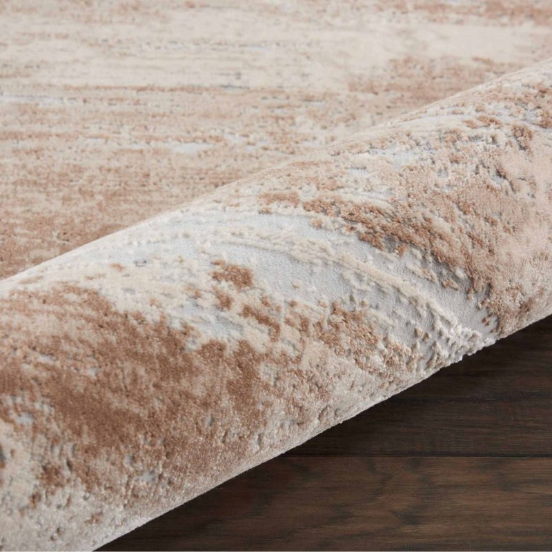 Rustic Textures 03 Circle Rug 239cm x 239cm Beige