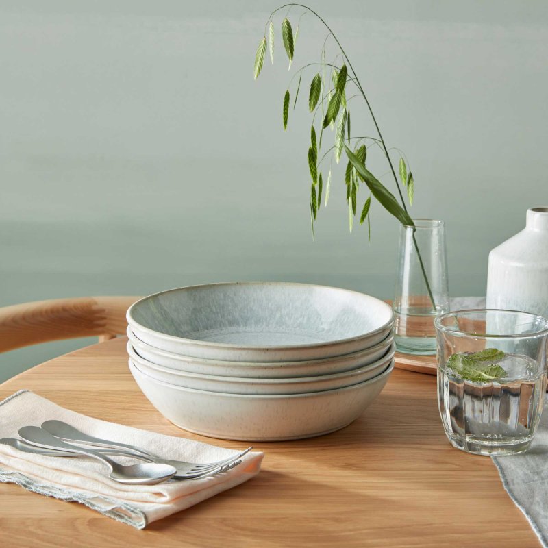Denby Crockery Set With Pasta Bowls Denby Studio Blue Chalk Pasta