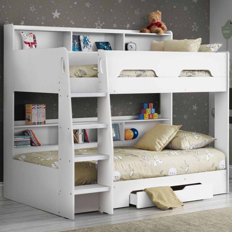 Lucy Bunk Bed Pure White 