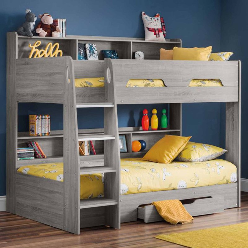 Lucy Bunk Bed Grey Oak  