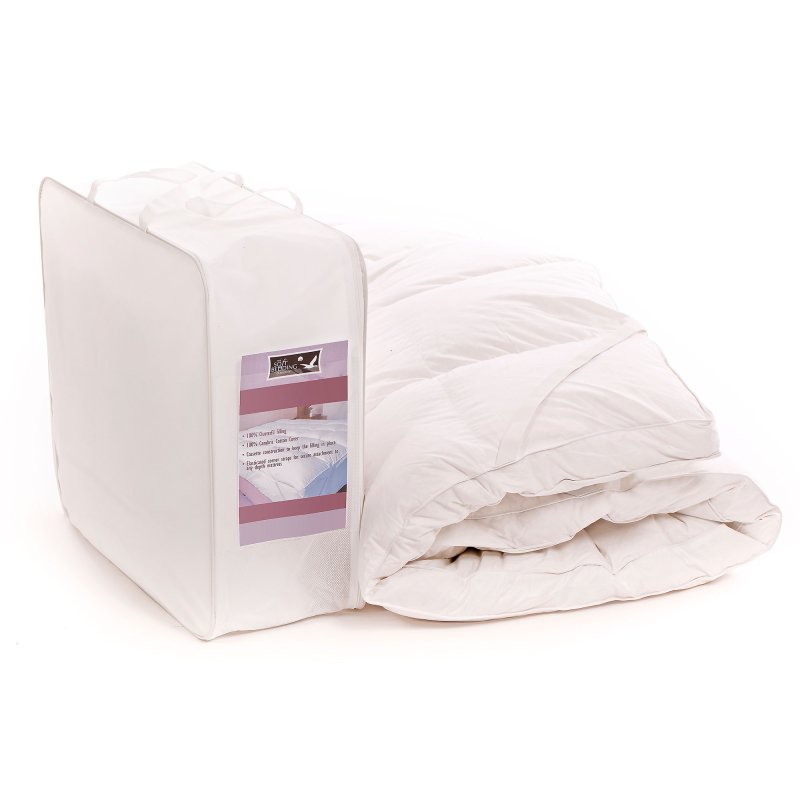 The Soft Bedding Company Clusterfil Single Mattress Topper Packaging & Product