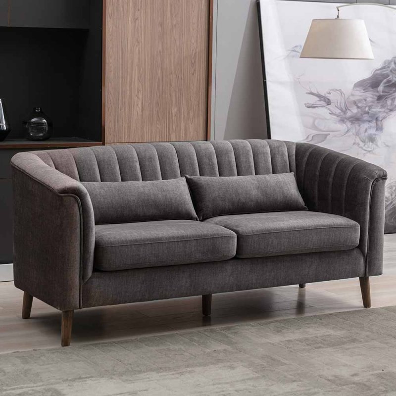 Alena 3 Seater Sofa Fabric Graphite