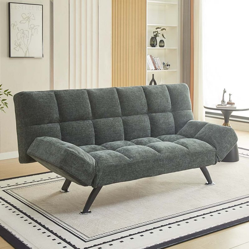 Rathlin 3 Seater Sofa Bed Fabric Winter Moss