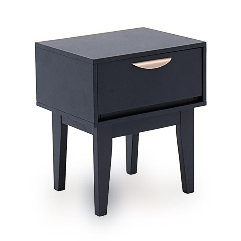 Drummond 1 Drawer Bedside Locker Painted Midnight Blue